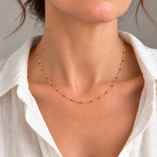 Nexus Elemental Gold Filled Layering Necklace