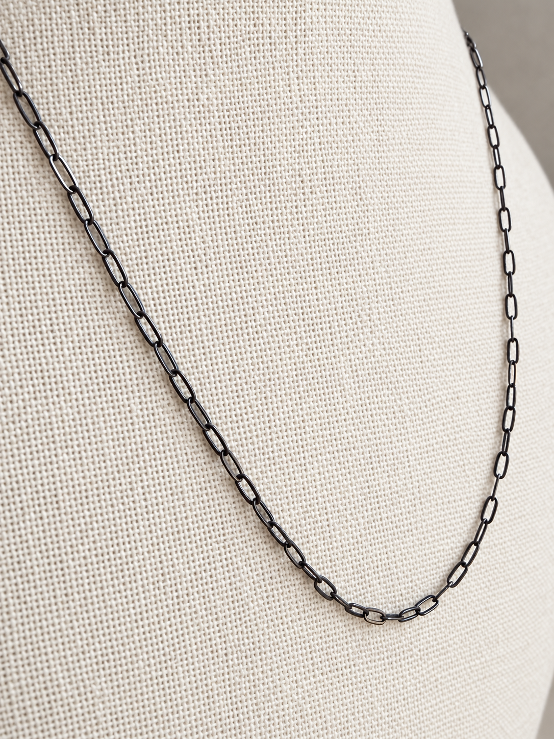 Oxidized Sterling Silver Necklace