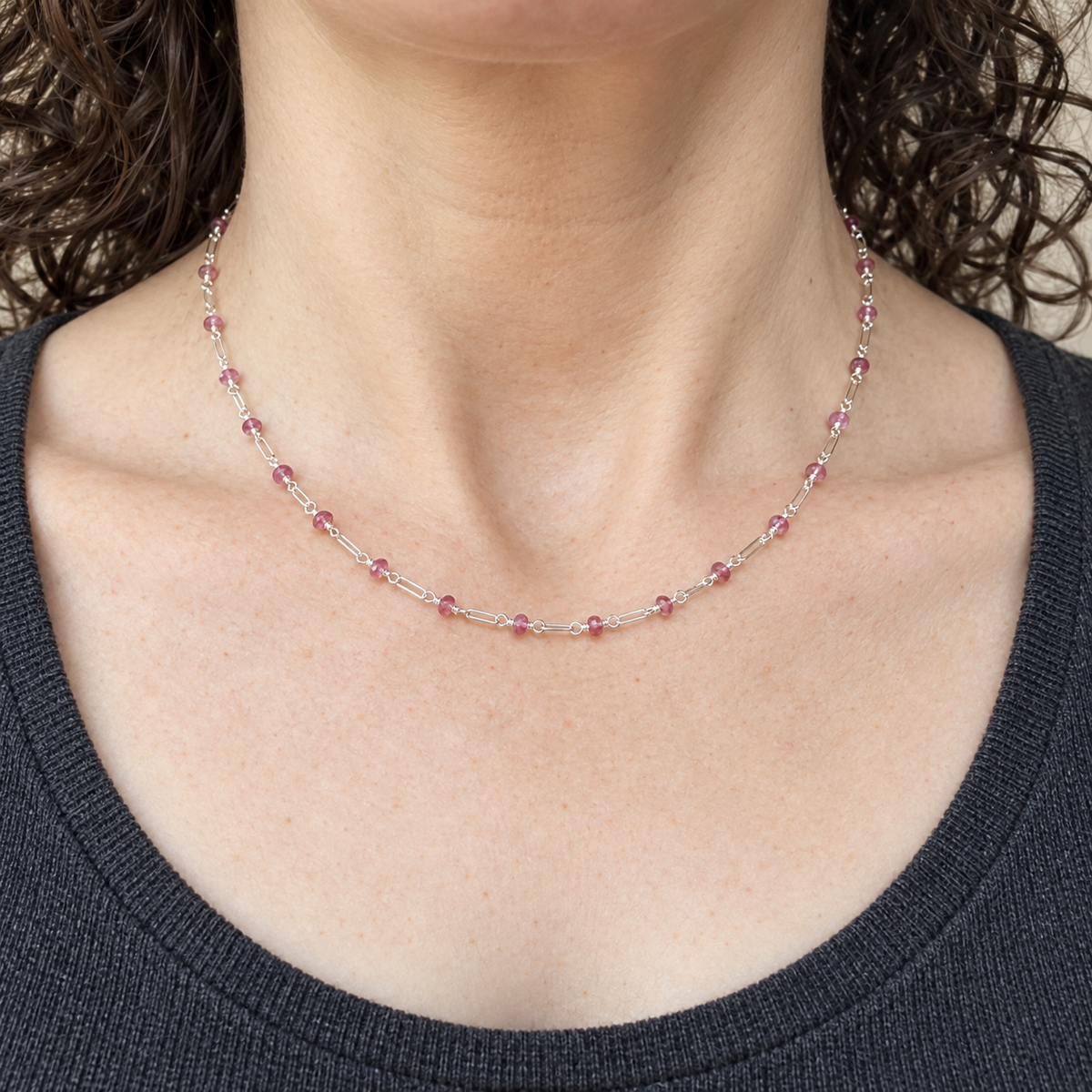 Nexus Pink Tourmaline Necklace