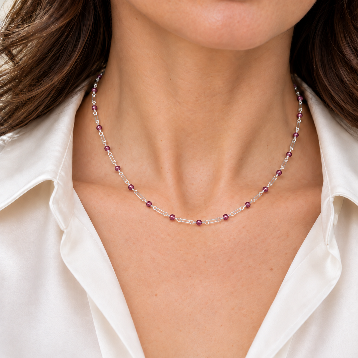 Nexus Rhodolite Garnet Necklace